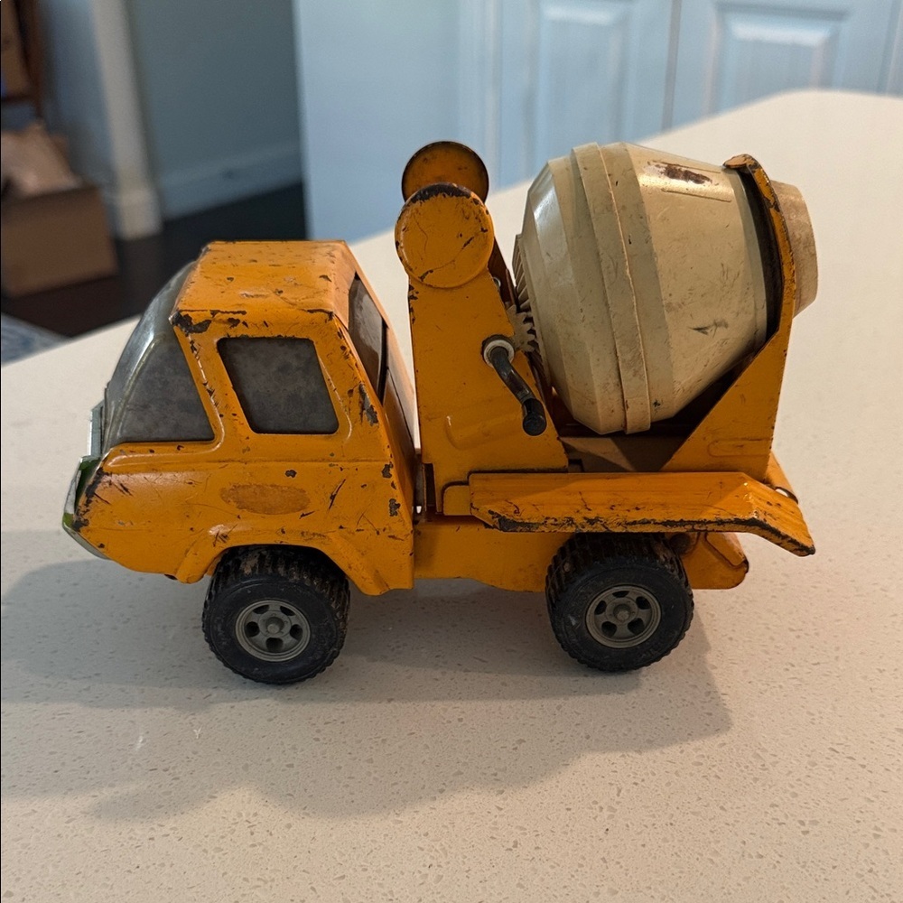 Vintage Tonka Yellow Cement Mixer Truck